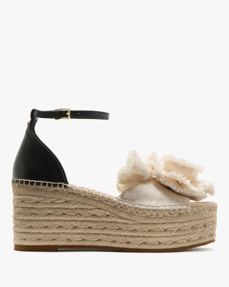 flourish espadrille wedge sandals multi