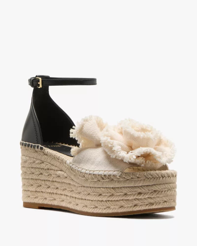 flourish espadrille wedge sandals multi