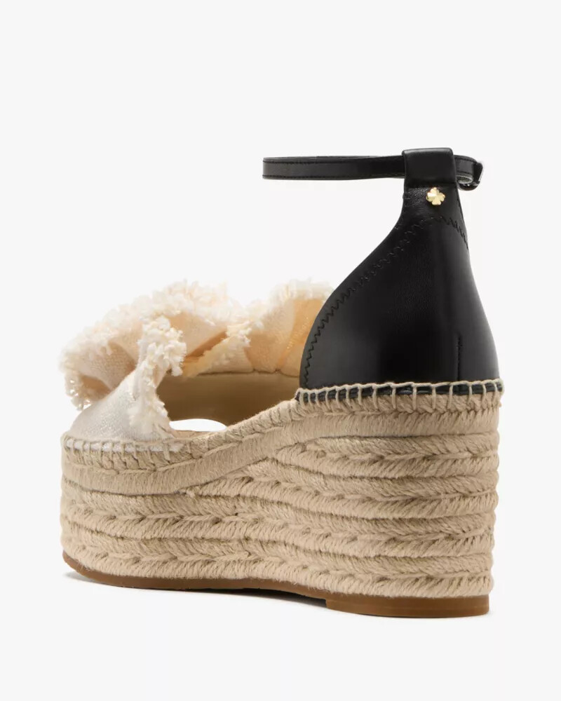 flourish espadrille wedge sandals multi