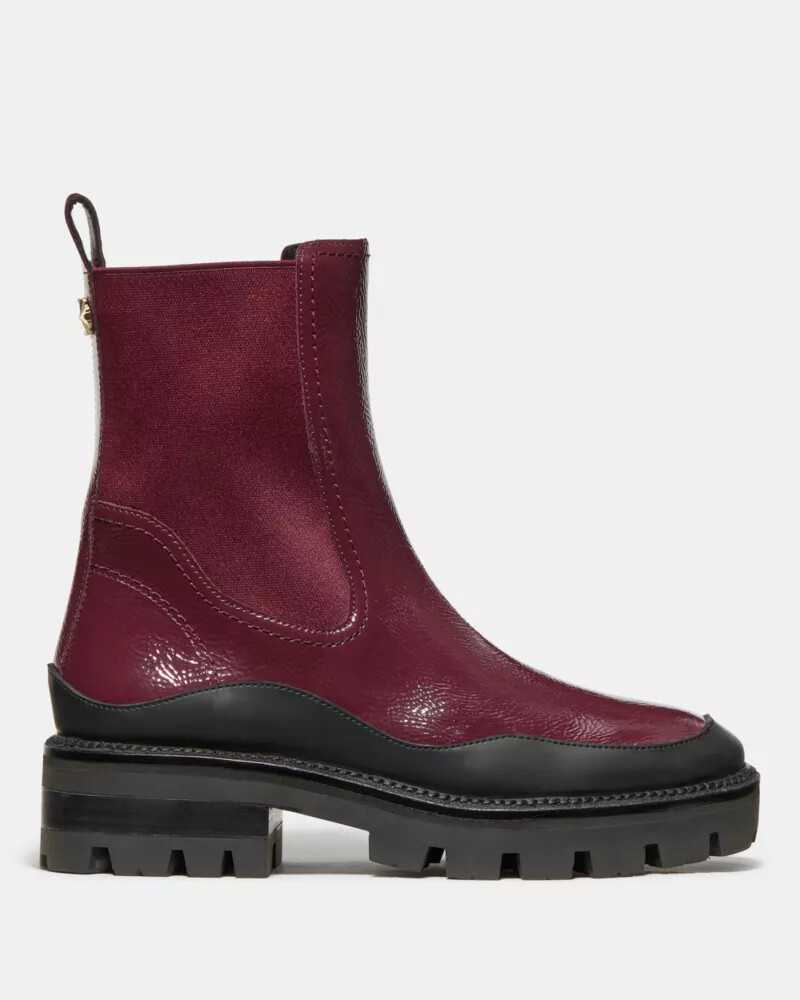 london chelsea boot dark merlot