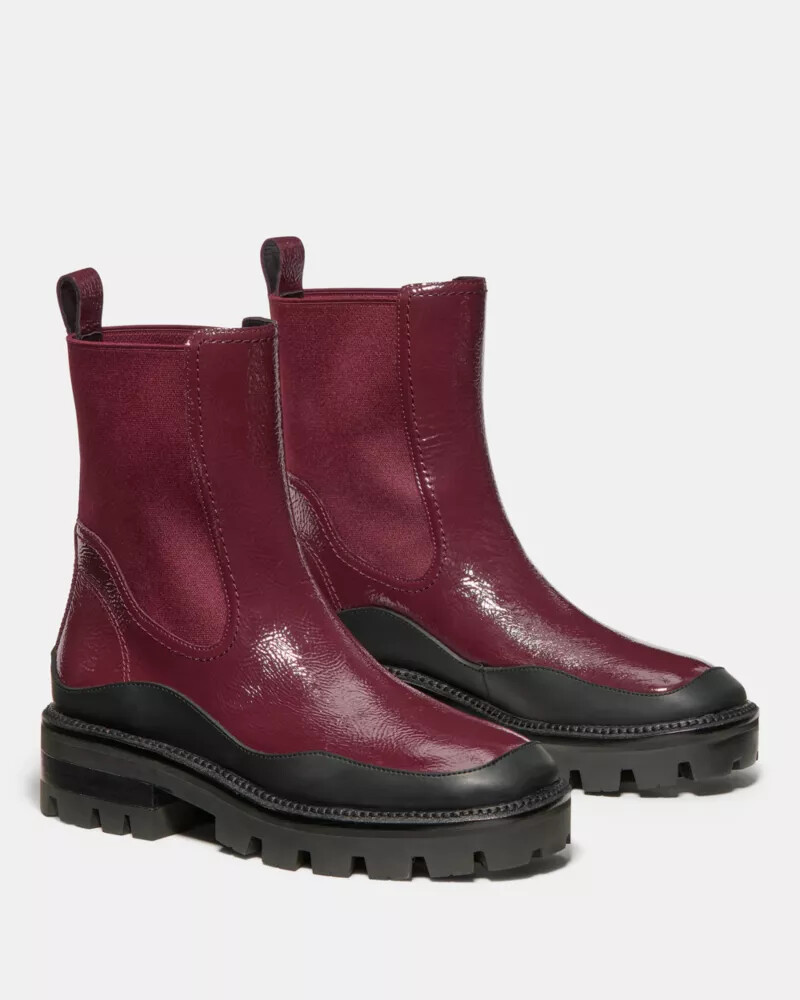 london chelsea boot dark merlot