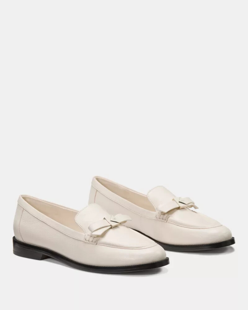 deco bow loafer cashew milk