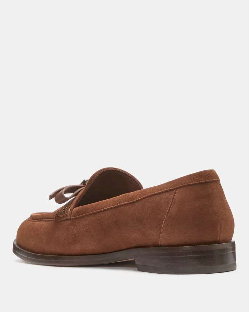deco bow loafer hot chocolate