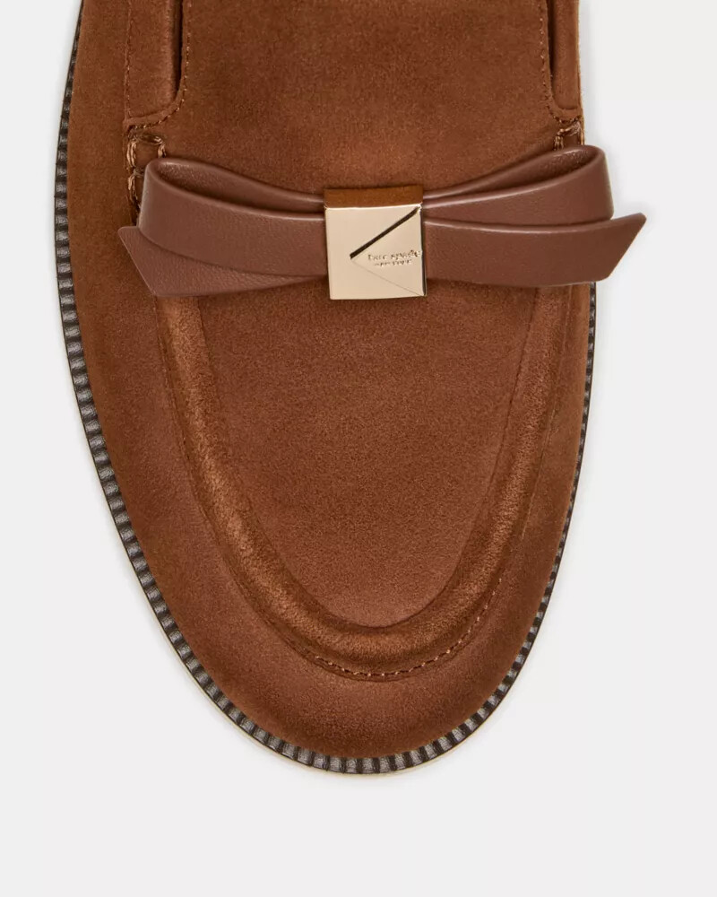 deco bow loafer hot chocolate