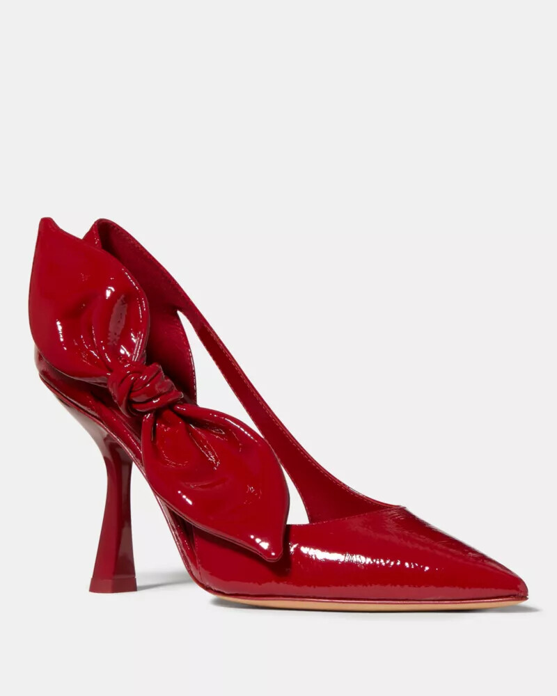bunnie pump dark scarlet