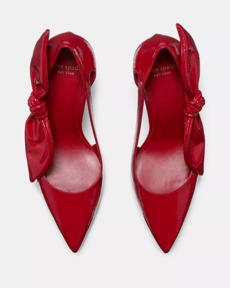 bunnie pump dark scarlet