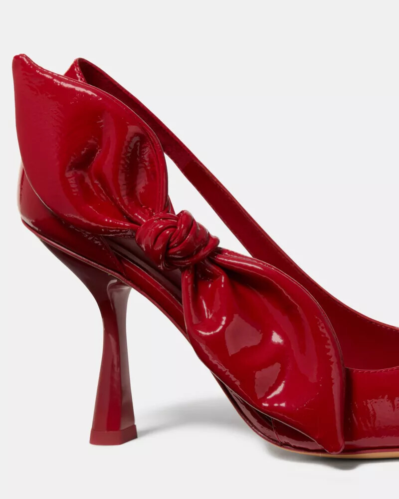 bunnie pump dark scarlet