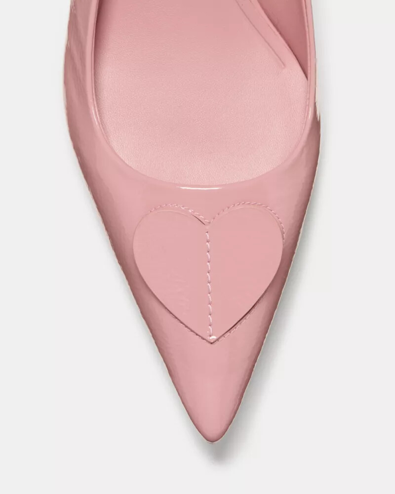 lover slingback kitten heel barre pink