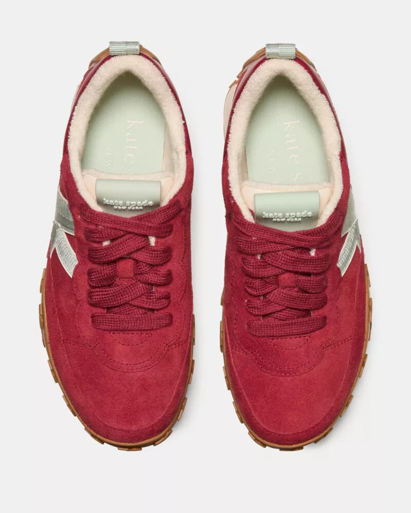 k as in kate runner dark scarlet