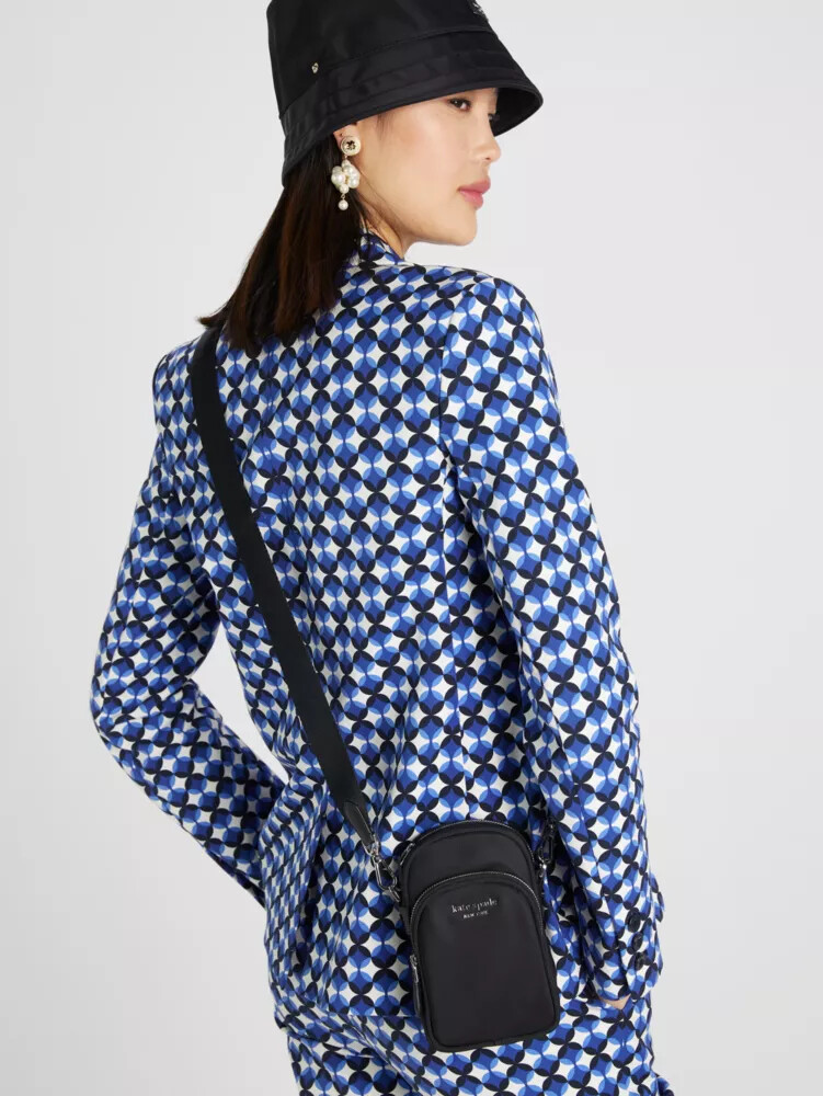 sam ksnyl nylon north south phone crossbody black