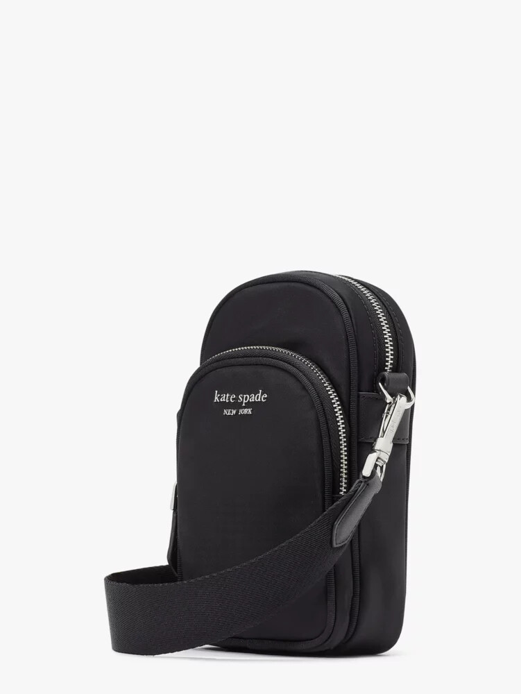 sam ksnyl nylon north south phone crossbody black