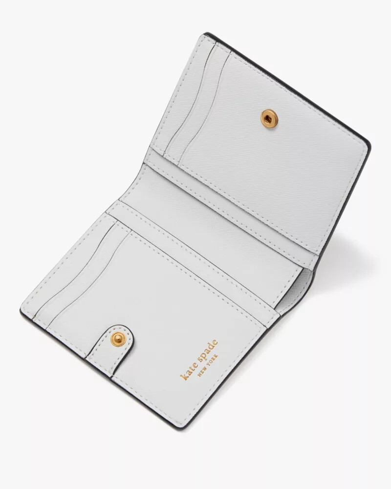 morgan matchbox embossed small bifold wallet parchment multi