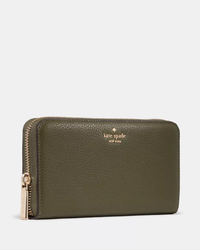 lena large continental wallet seaweed