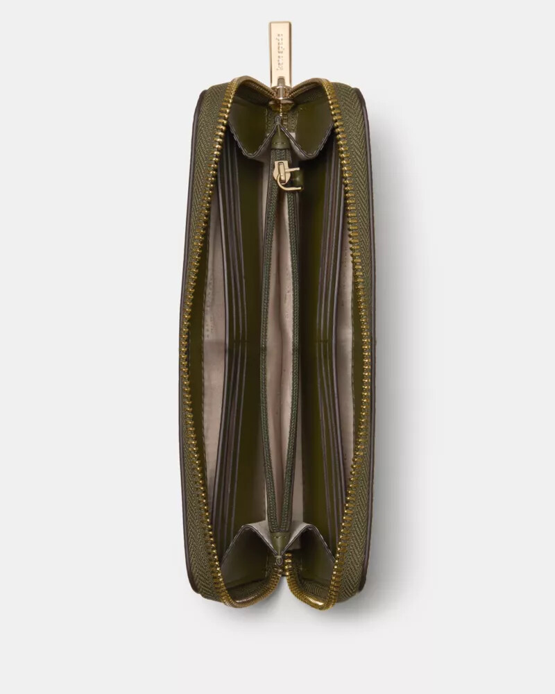 lena large continental wallet seaweed