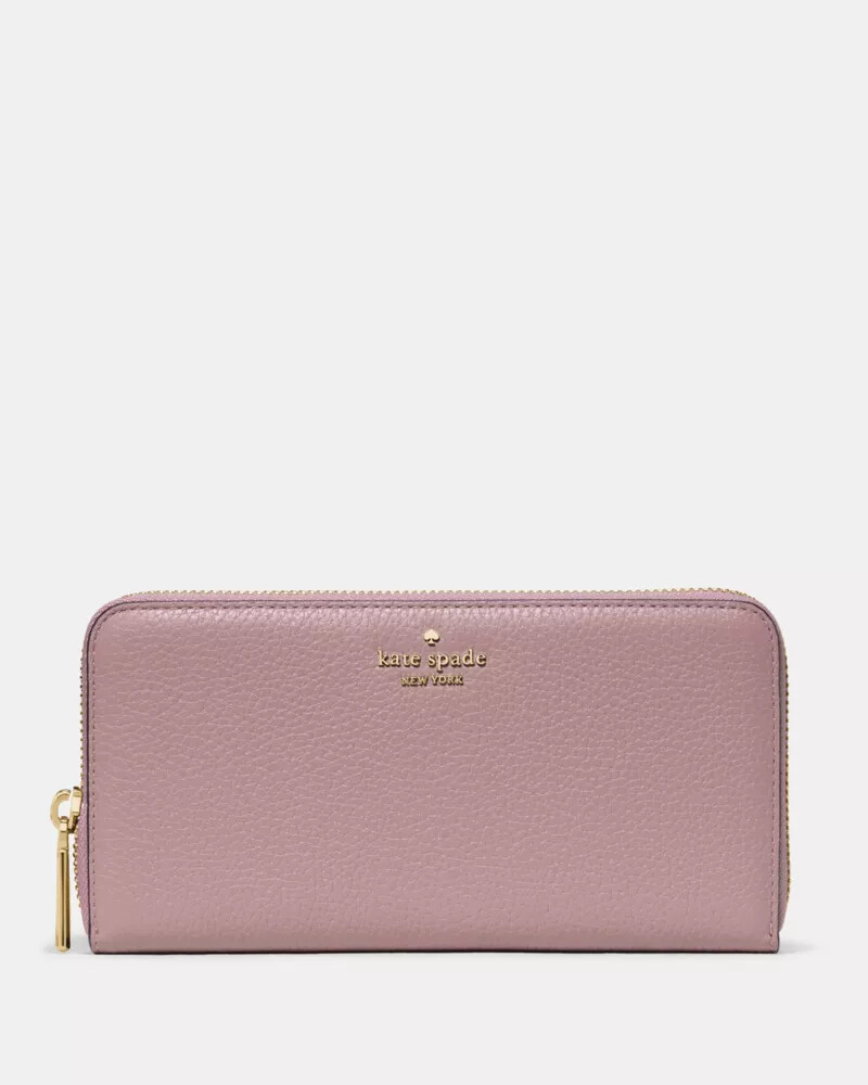 lena large continental wallet dusk rose