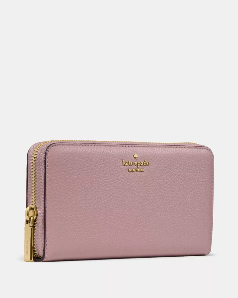 lena large continental wallet dusk rose