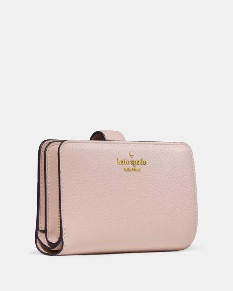 lena medium bifold wallet hay