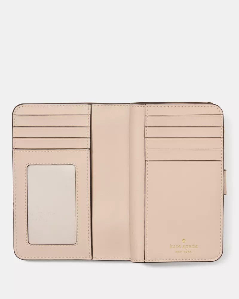 lena medium bifold wallet hay