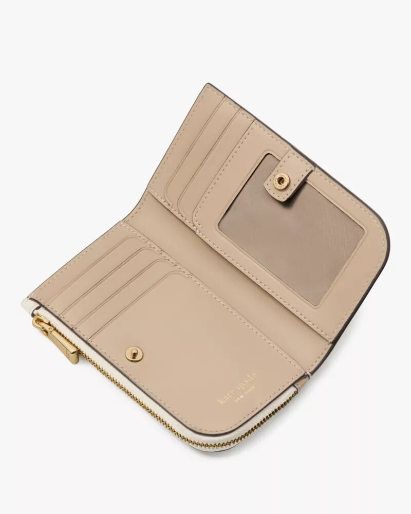 devin bifold wallet timeless taupe multi