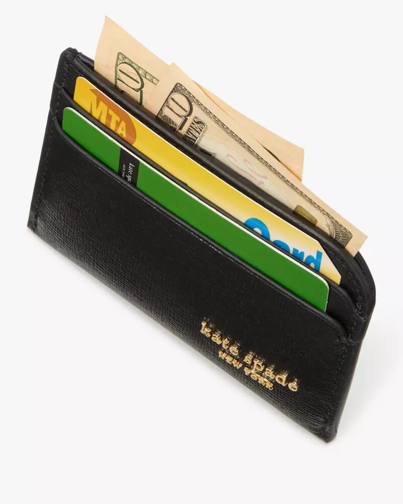 devin card holder black