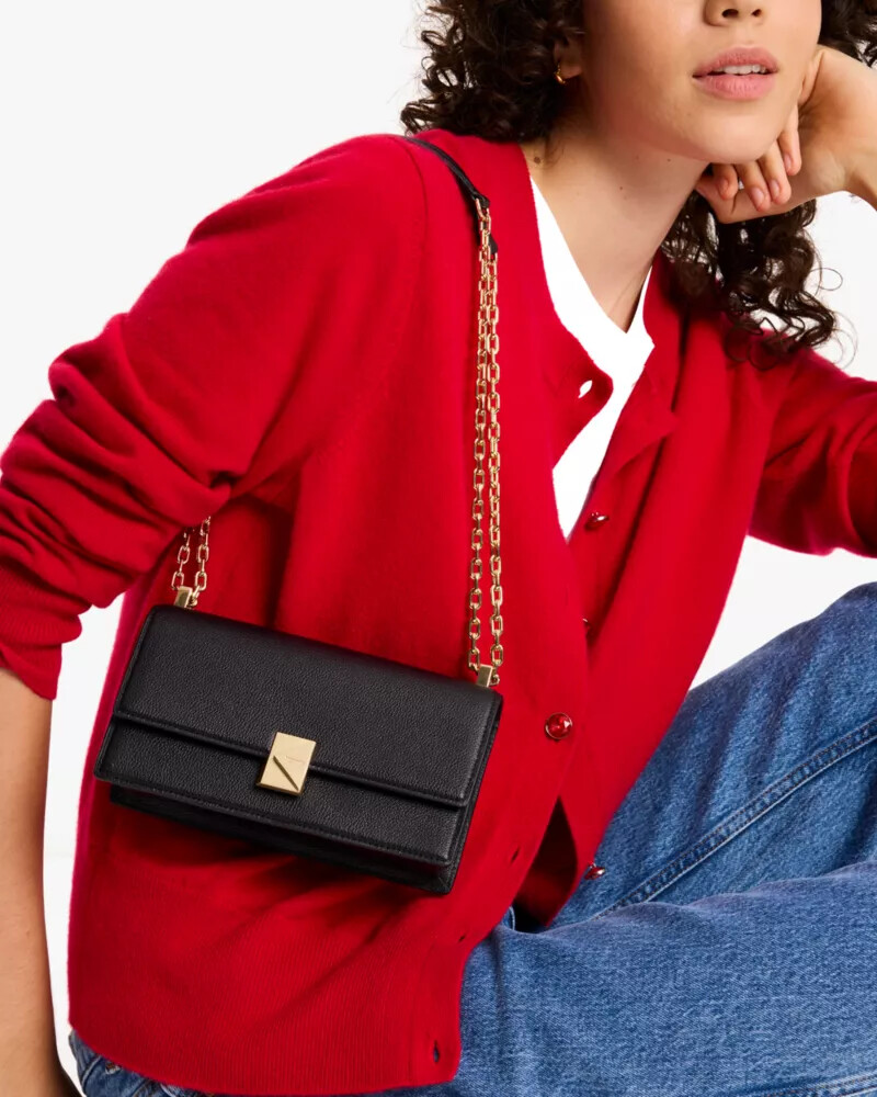 deco mini crossbody bag black