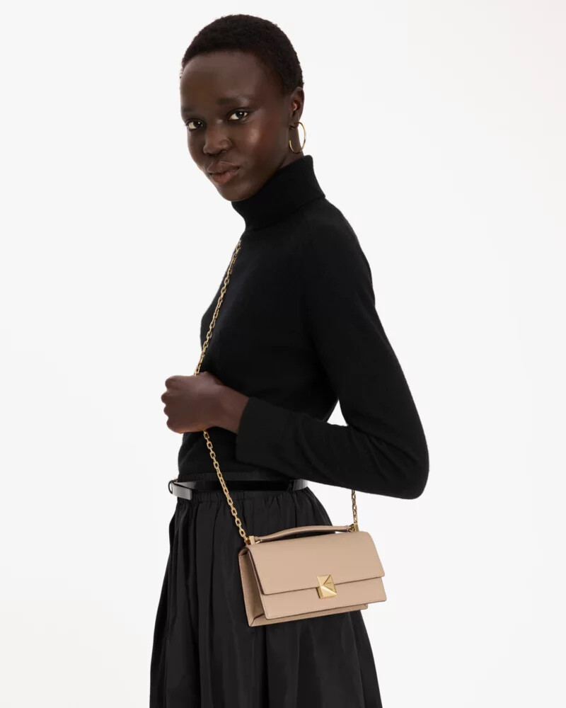 deco mini crossbody bag timeless taupe