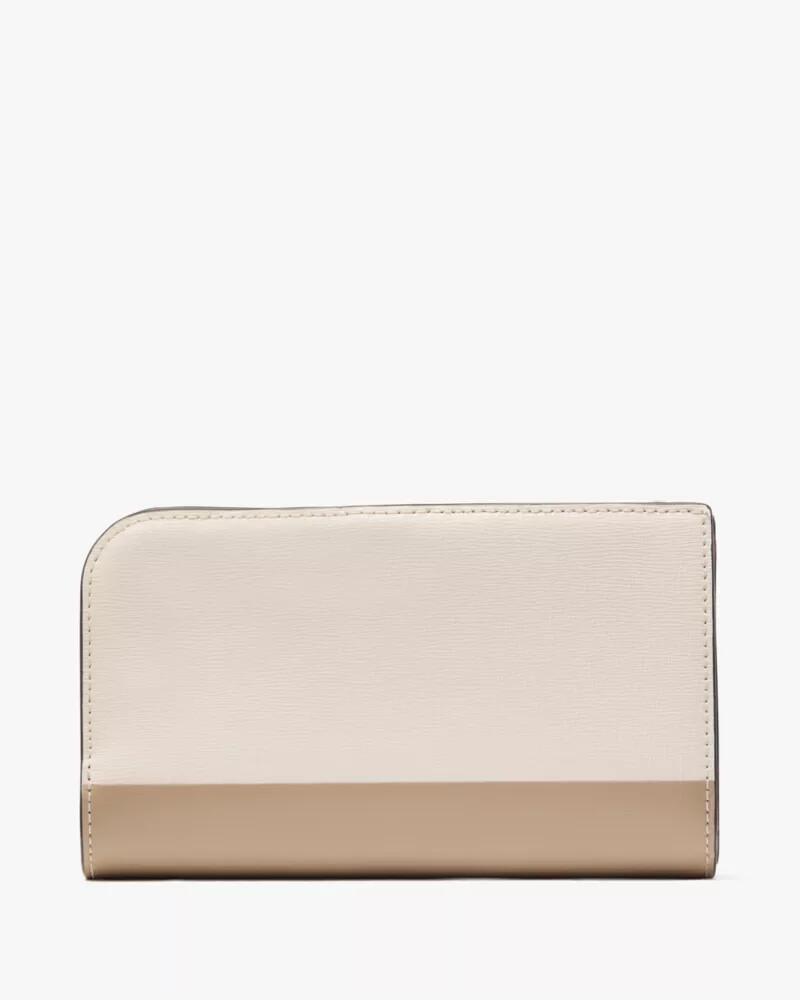 devin colorblocked medium bifold wallet timeless taupe multi