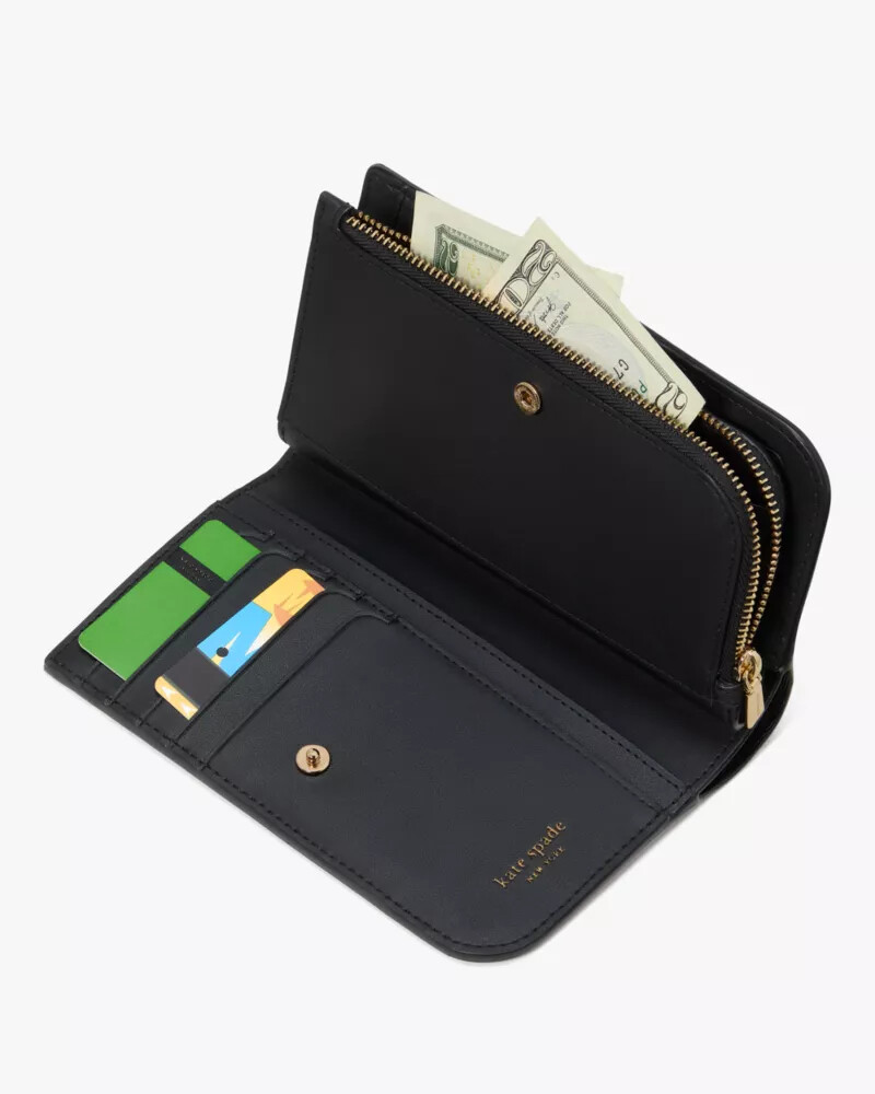 devin colorblocked medium bifold wallet timeless taupe multi