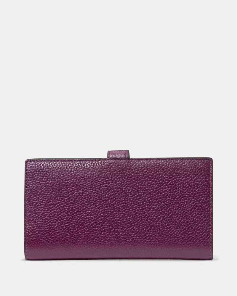 ava bifold wallet purple agate