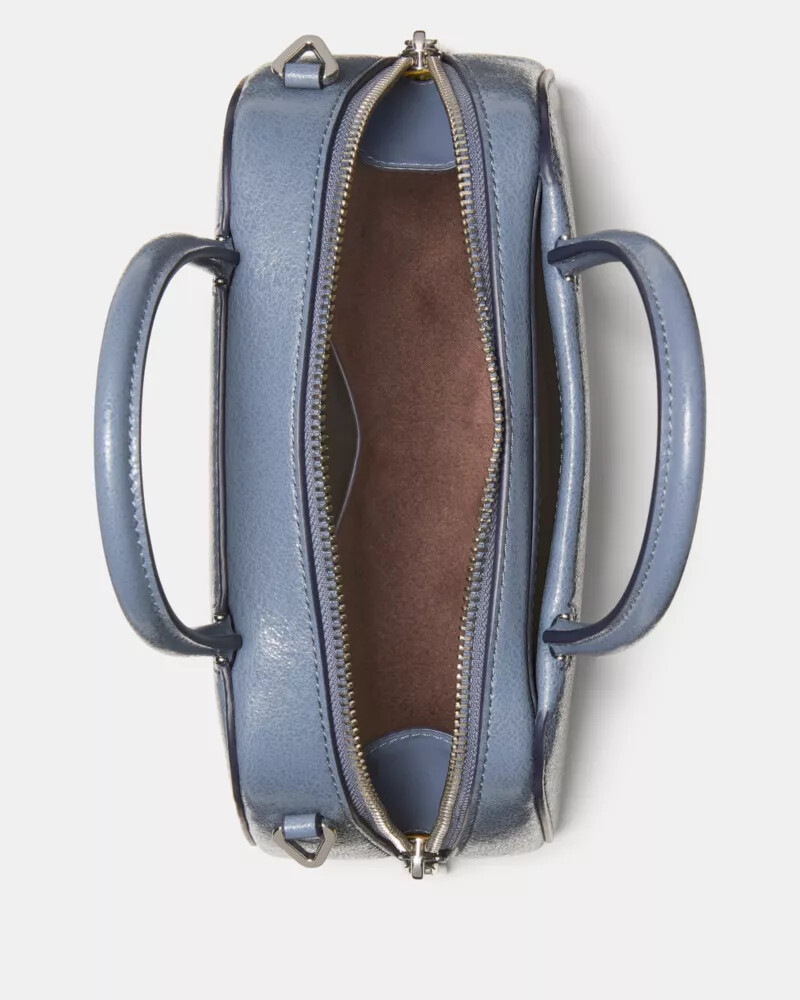 gracie glazed mini bag cinder grey