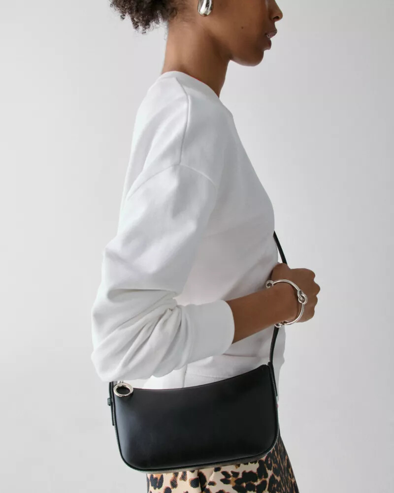 halo crossbody bag black