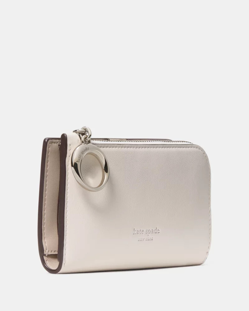 halo bifold wallet cream