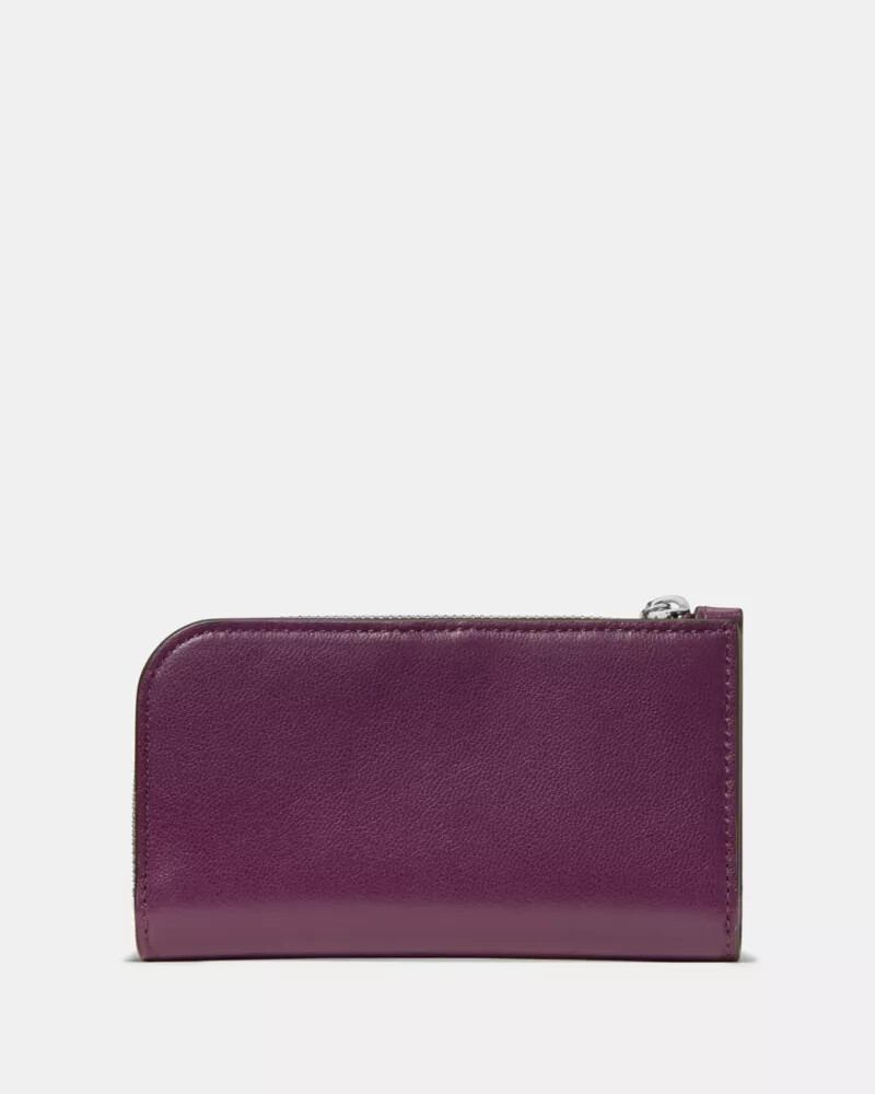 halo small bifold wallet purple agate