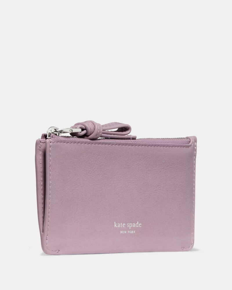 loop east west zip card case market purple