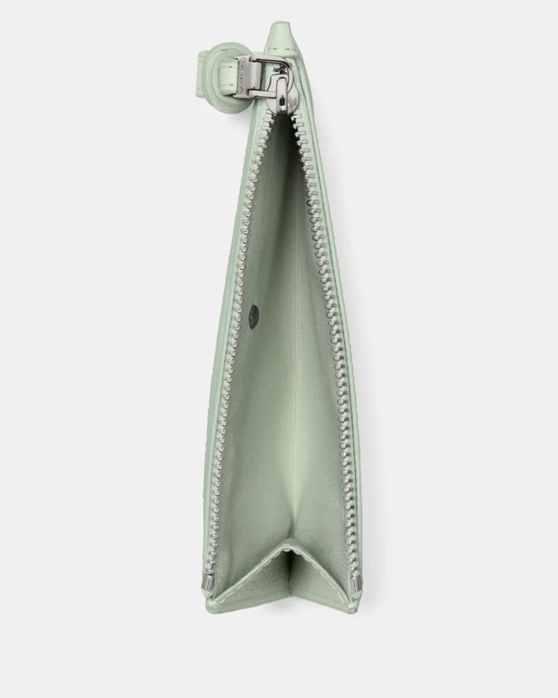 loop zip card case mint frosting