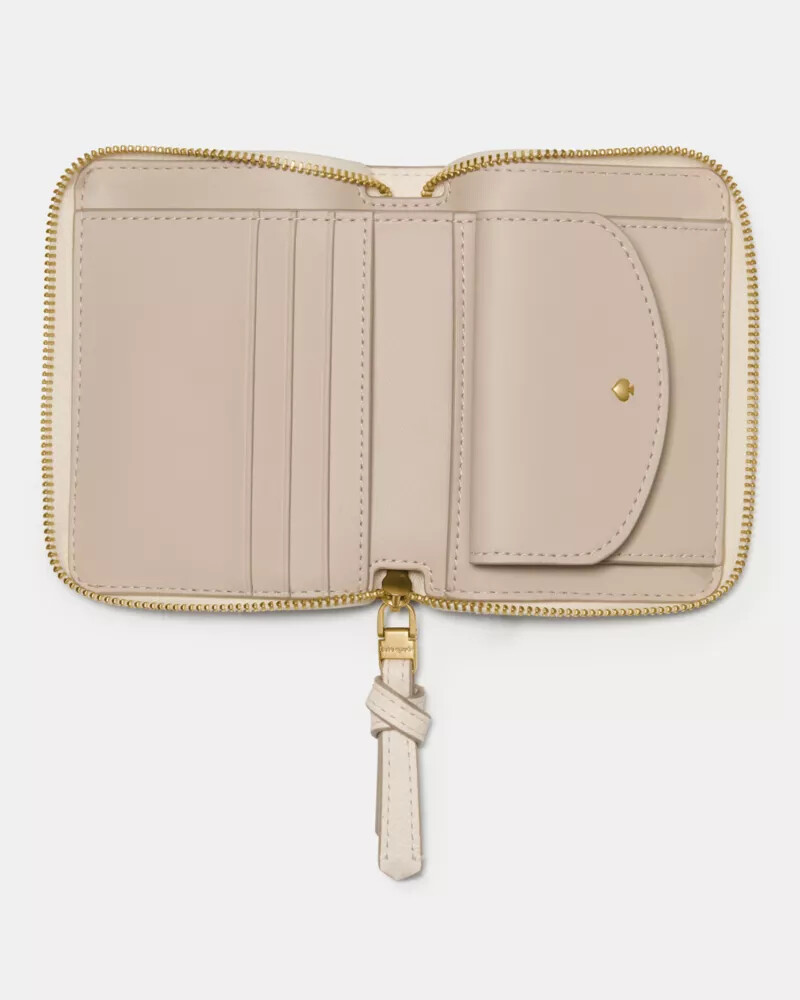 loop zip around wallet cashew milk