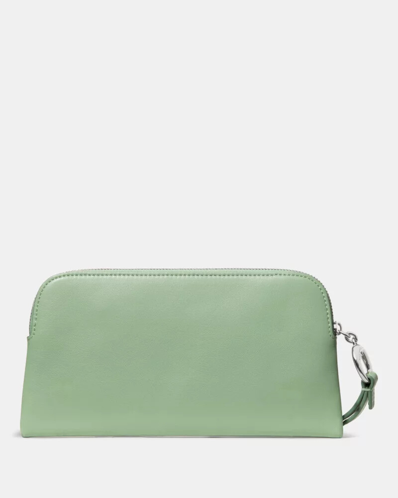 halo studded wristlet crisp sage