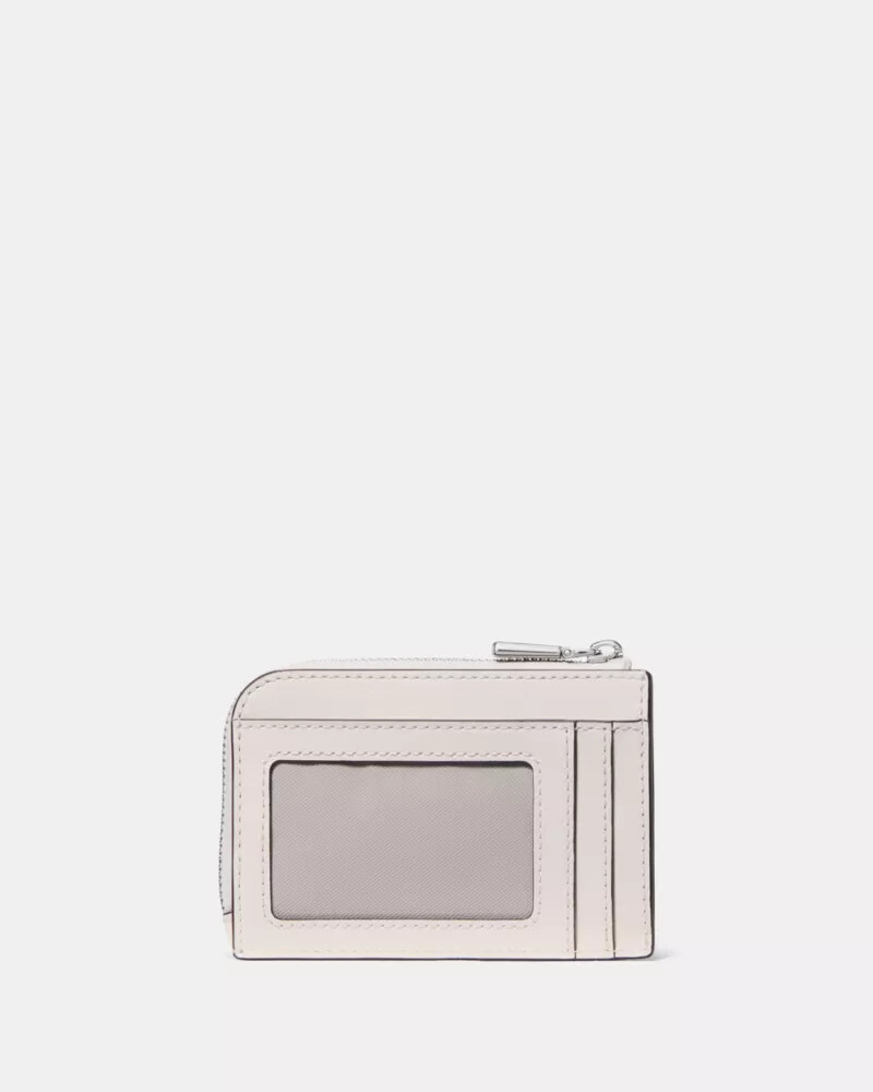 i love you mini zip card case cream multi