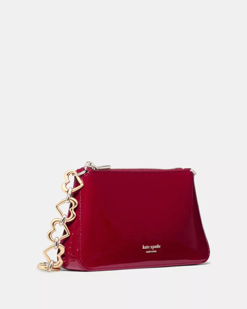 grace patent pochette dark scarlet