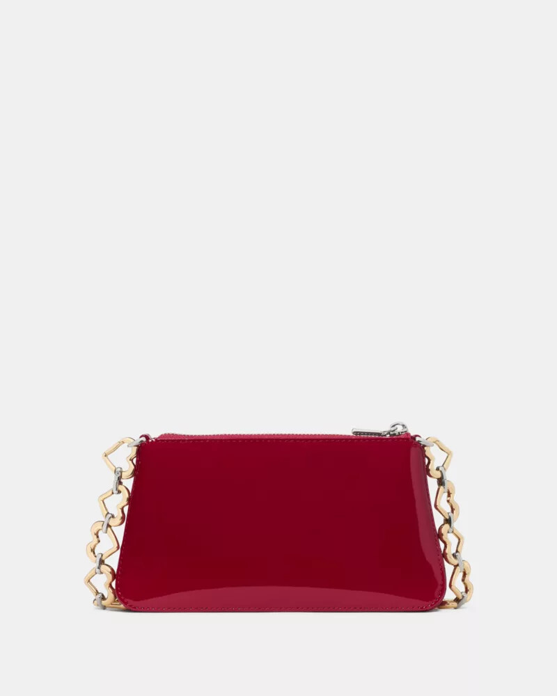grace patent pochette dark scarlet